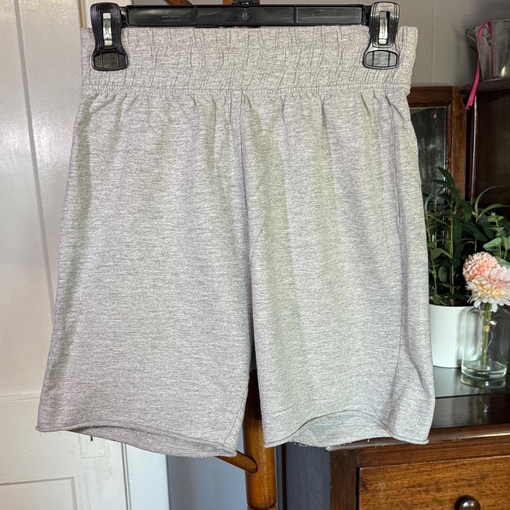 🩶 Brave Soul London Heather Grey Lounge Shorts — Size S